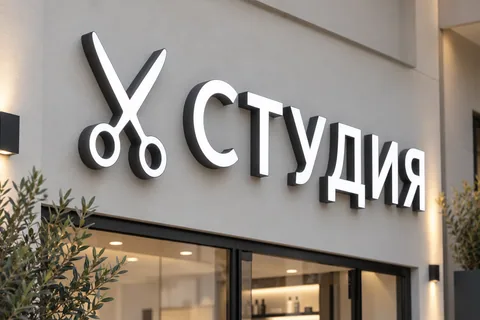 Вывески для салона красоты — визуализация