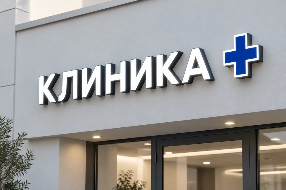 Вывески для клиники — визуализация