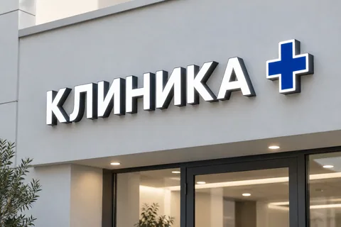 Вывески для клиники — визуализация