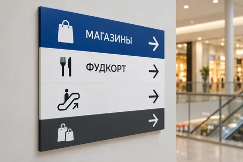 Навигация для торгового центра — визуализация
