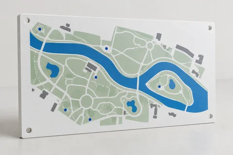 Панель с отверстиями