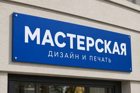 Несветовые вывески — визуализация